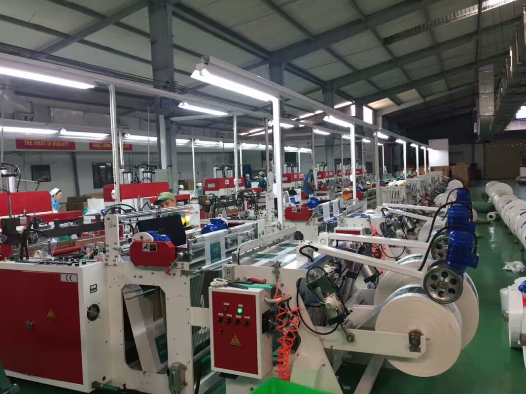 Plastic bag making machine