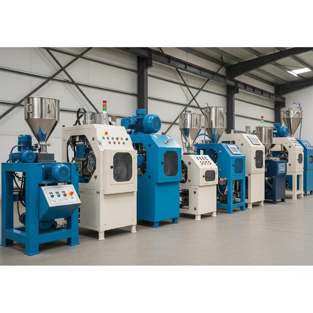 Various models of water cooling plastic recycling machines available in South Africa