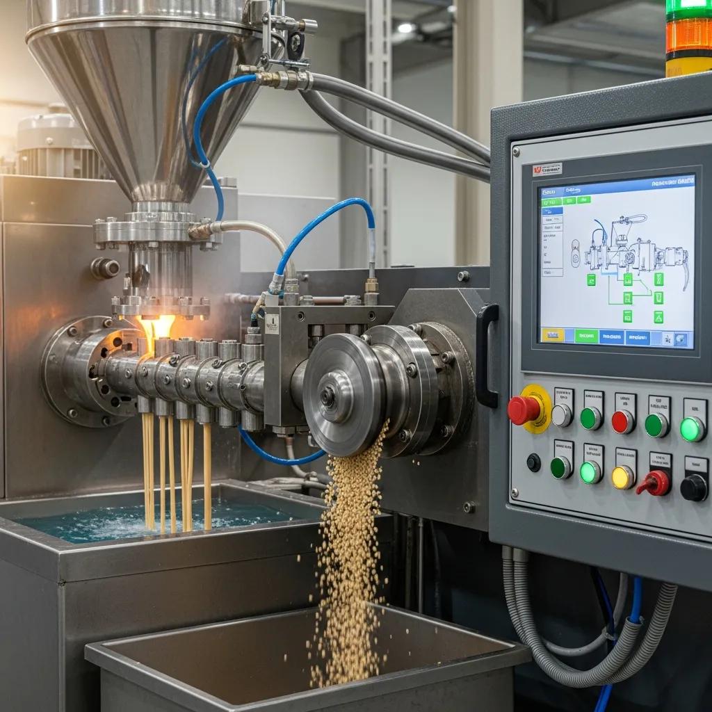 Key features of industrial plastic pelletizing machines in operation